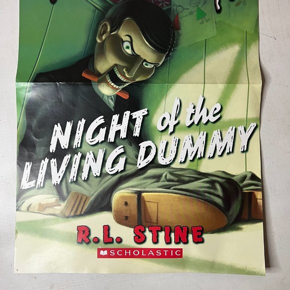 Vintage Goosebumps Night of the Living Dummy Scholastic Poster - Picture 4 of 11